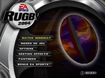 Rugby 2004 screen shot title